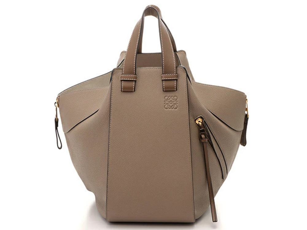 Loewe Hammock Handbag Gray Calfskin SJ